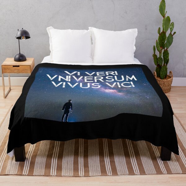 Item preview, Vi Veri Vniversum Vivus Vici - Cosmos, Galaxy, Nebula, Outer Space, Knowledge, Quote T-Shirt designed and sold by SavvySapien.