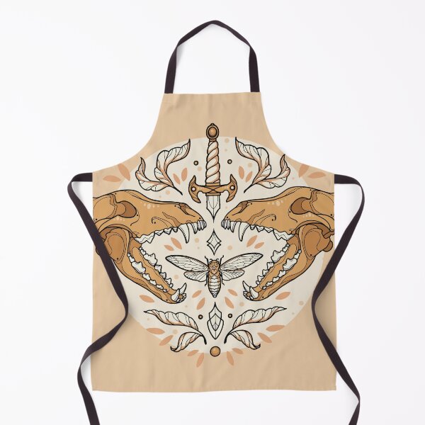 Item preview, Floral Wolf Skull in Desert Neutral designed and sold by VivtheFish.