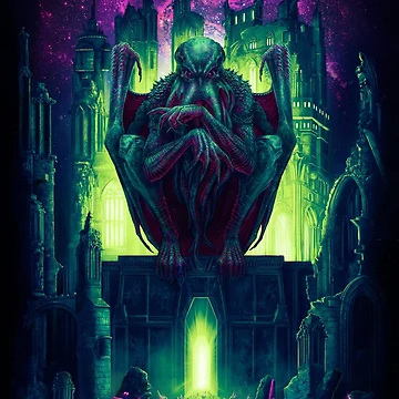 Artwork thumbnail, Cthulhu at R'lyeh by Cat&Crown