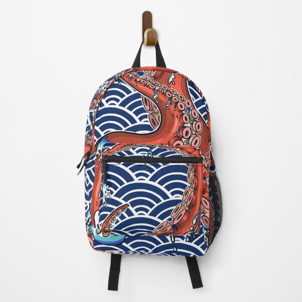 Item preview, Japanese Octopus Tentacles Illustration designed and sold by Tai Chan.