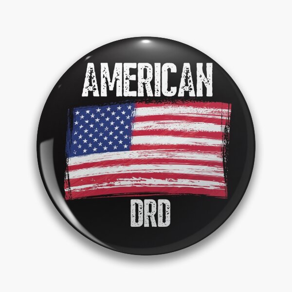 Item preview, American DRD Typography and USA flag illustration  designed and sold by garniturex.