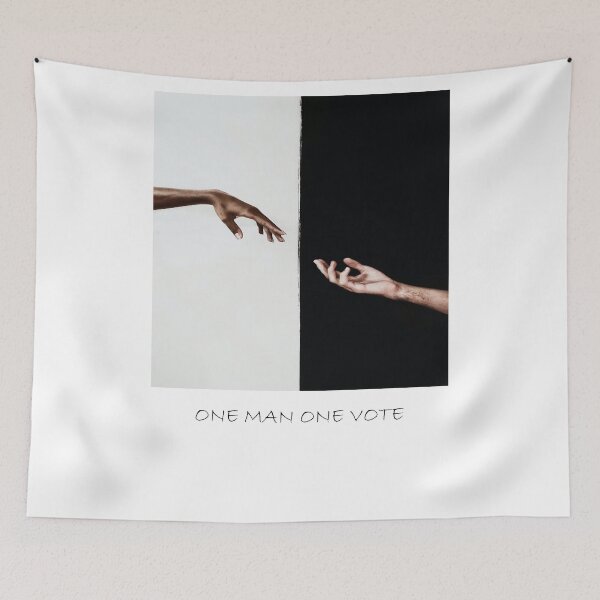 Item preview, dark art one man one vote t-shirt designed and sold by indroo.