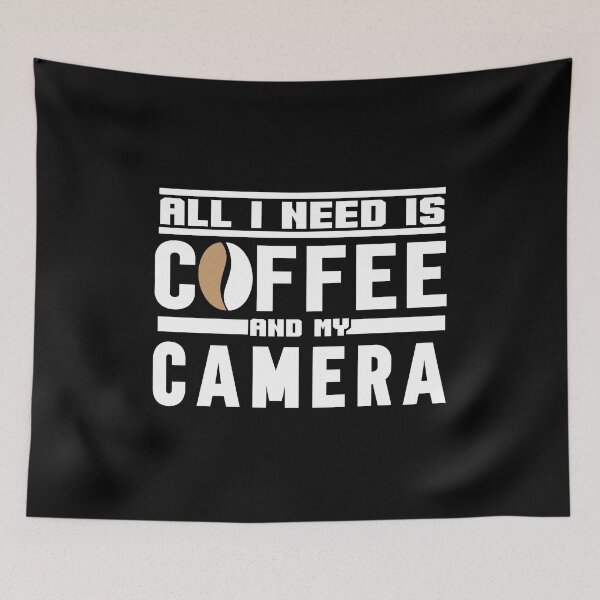 Item preview, All I Need is Coffee and My Camera ,Photography  funny designed and sold by plussorn.