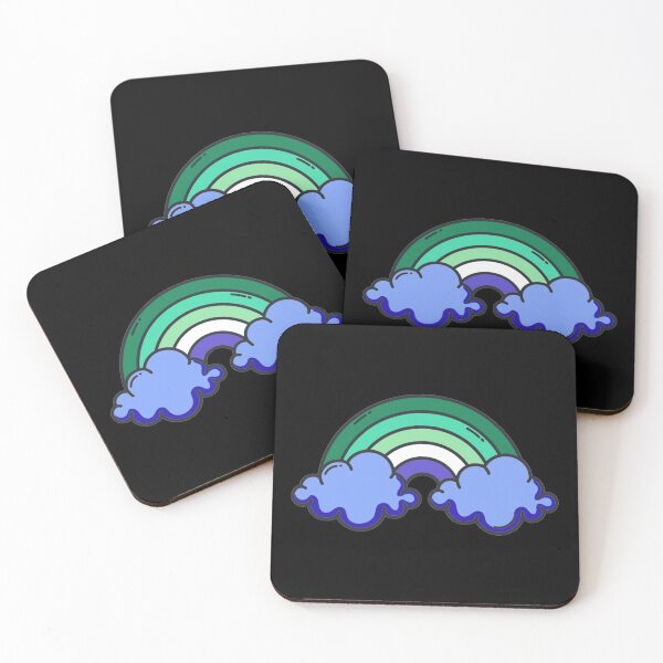 Item preview,  Subtle Gay Men rainbow. MLM rainbow. men loving men rainbow. gay mlm rainbow designed and sold by tiredandbored.