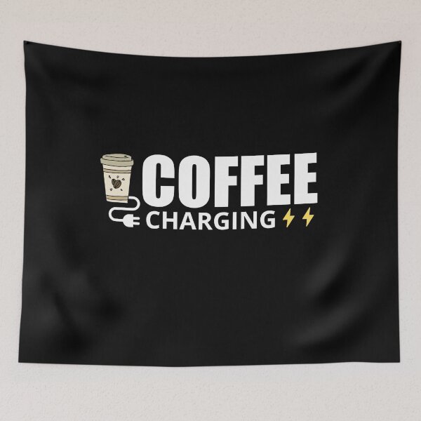Item preview, Coffee Charging Battery, Fun Design for Boys and Girls Who Likes Coffee In the Morning designed and sold by Avishy.
