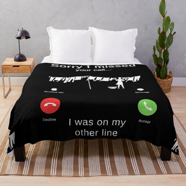 Item preview, Sorry I Missed Your Call I Was On My Other Line - Laundry Washing Line designed and sold by itsokaybyme.