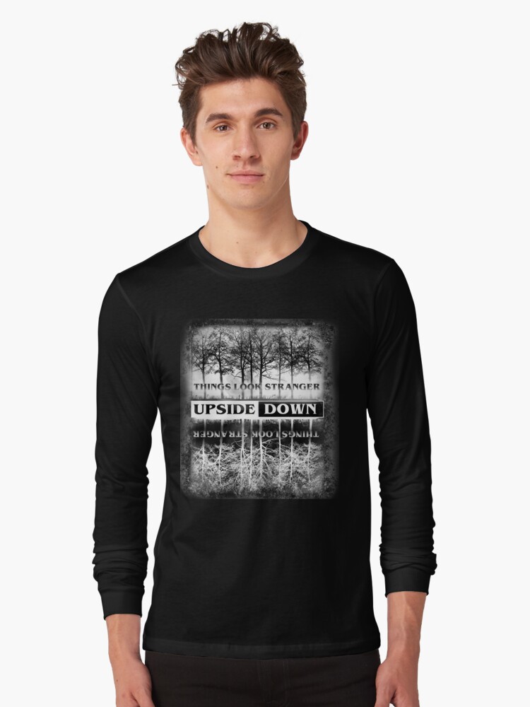 Thumbnail 1 of 5, Long Sleeve T-Shirt, Stranger Things - Upside Down Design designed and sold by TJA3200.