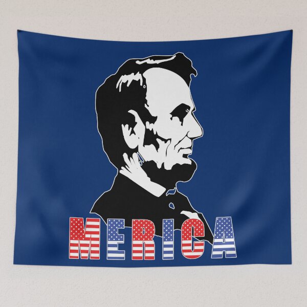 Item preview, Funny Abe Merica | 4th of July gifts designed and sold by Feline Rockstars.