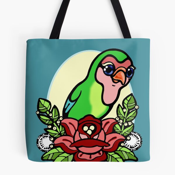Item preview, lovebird tattoo designed and sold by sandpiperstudio.