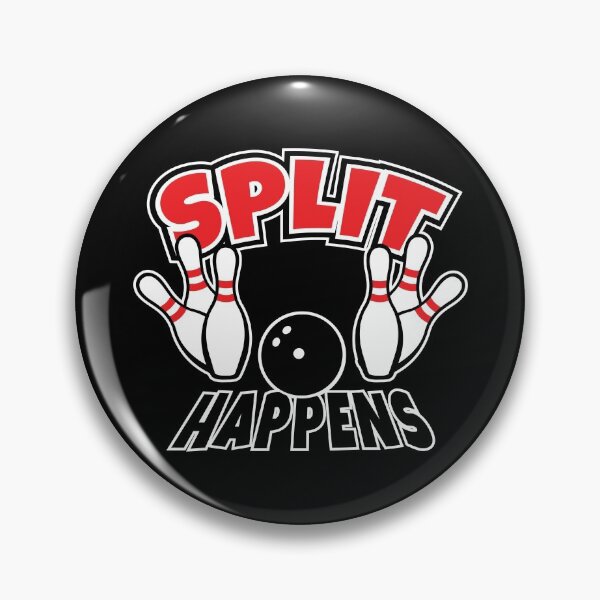 Item preview, Split Happens Bowling Humor designed and sold by SpoofTShirts.