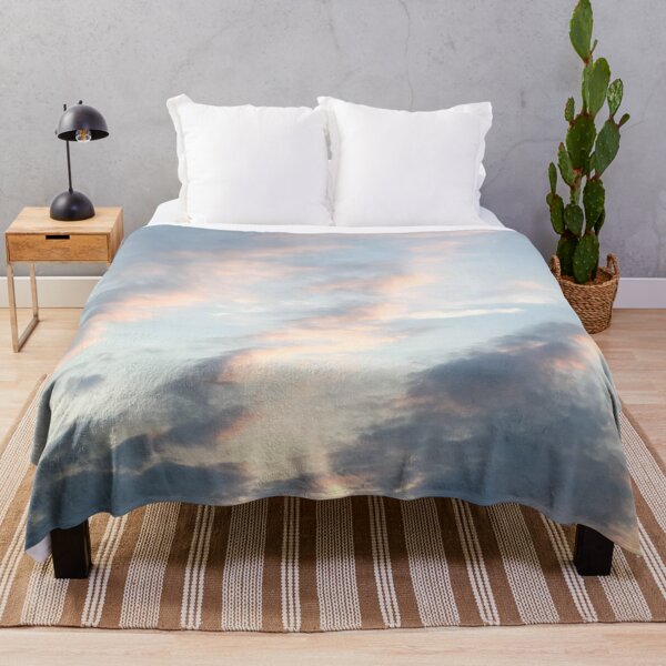 Item preview, White and dark blue fluffy clouds designed and sold by AdaM-219.