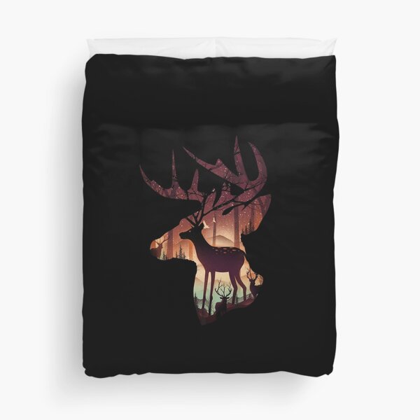 Mystical Deer Duvet Cover