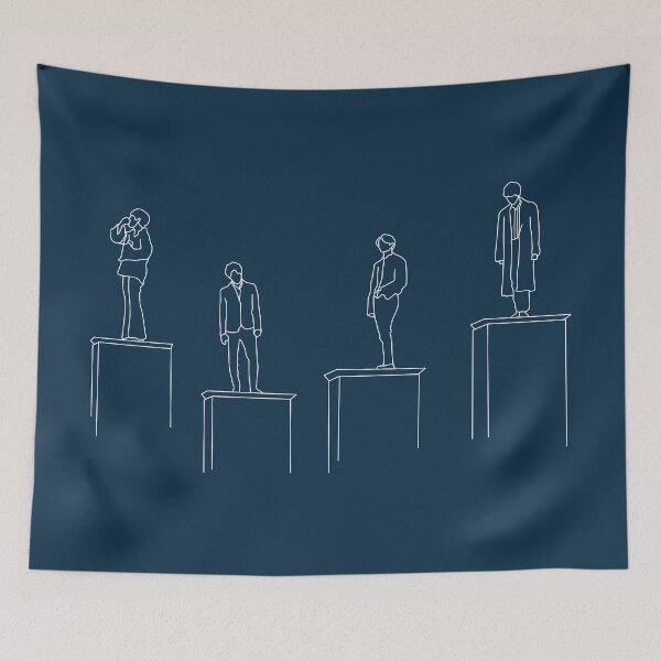 Item preview, The Truth Untold White Outline Print designed and sold by lineartdesigns.