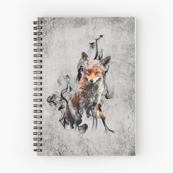 Artikelvorschau, Fuchs Rauch Tierdruck entworfen und verkauft von ESand-Designs.