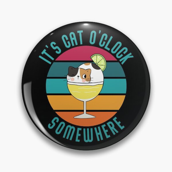 Item preview, Cat Cocktail Margarita Pun Meow Funny Cat designed and sold by itsagift.