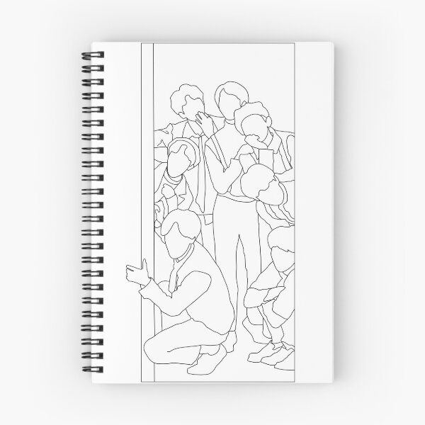 Item preview, Magic Shop Black Outline Print on White designed and sold by lineartdesigns.