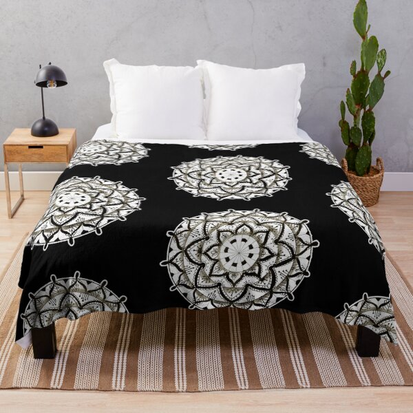 Item preview, Mandala Therapy Black and White  Art Pattern designed and sold by RomeoSketches.