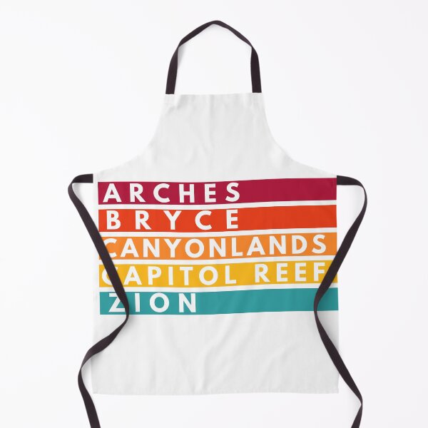 Item preview, Utah Mighty 5 National Parks Arches Bryce Canyonlands Capitol Reef Zion designed and sold by BadLatitude.