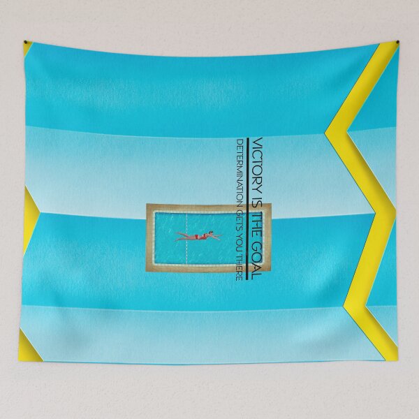 Item preview, Swim Race Slogan designed and sold by teepossible.