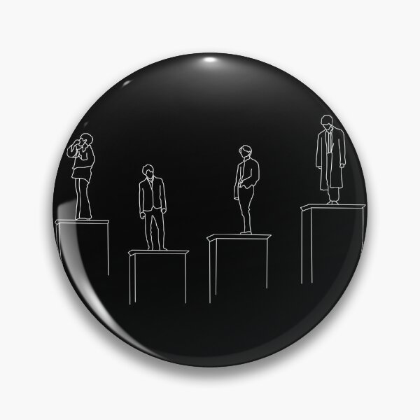 Item preview, The Truth Untold White Outline Print on Black designed and sold by lineartdesigns.