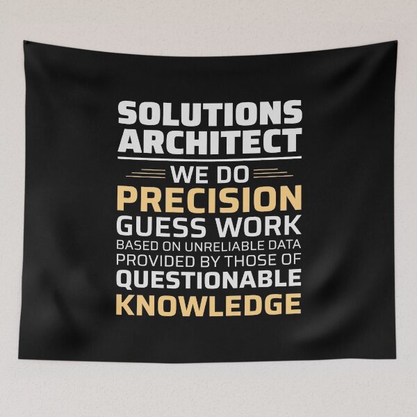 Item preview, Solutions Architect Architecture Funny Saying designed and sold by CuteDesigns1.