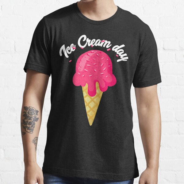 Fitness Ice Cream In My Mouth Men's T Shirt - Crazy Dog T-Shirts