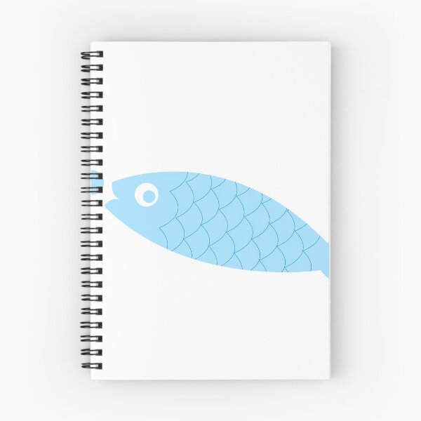 Item preview, Fish bubbling hand drawn cute fish on Any Color background designed and sold by SHOHANA.