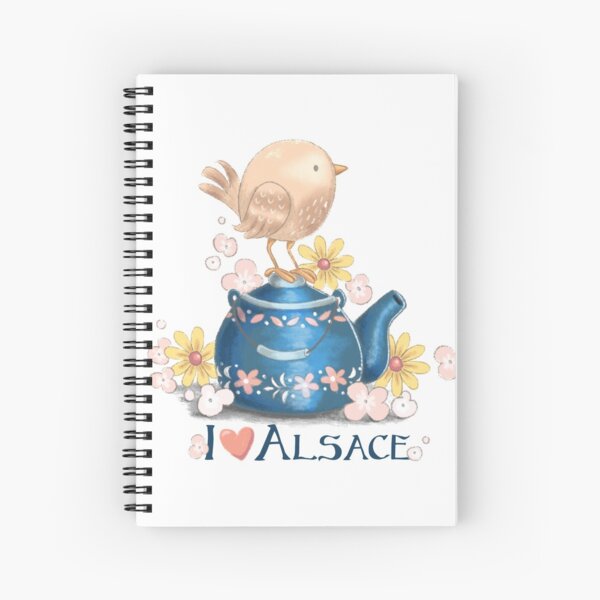 I love Alsace Spiral Notebook