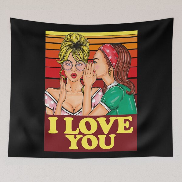 Item preview, I Love You- Lesbian Love- Girlfriends- My Confession designed and sold by EvaWolf.