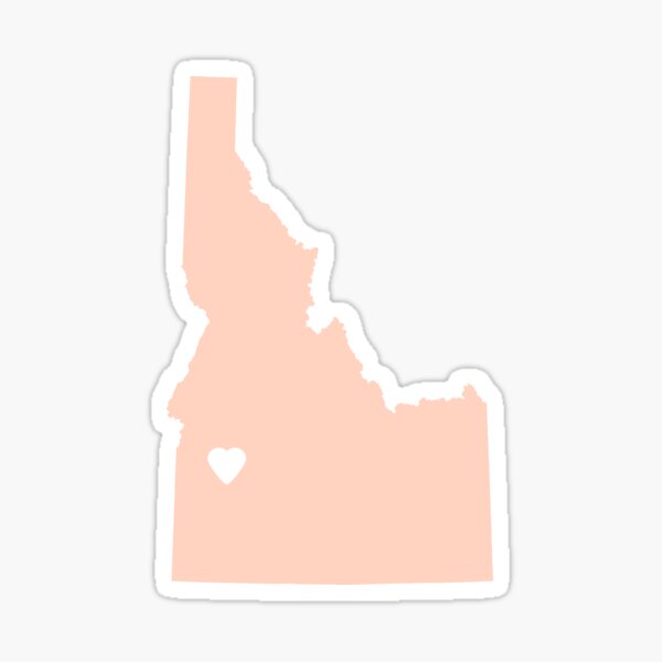 Idaho Peach Sticker