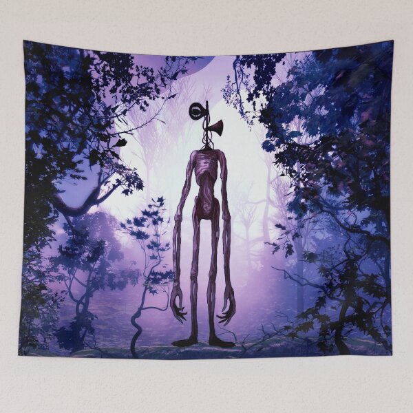 Item preview, Siren head in purple horror background  designed and sold by Nishad4.