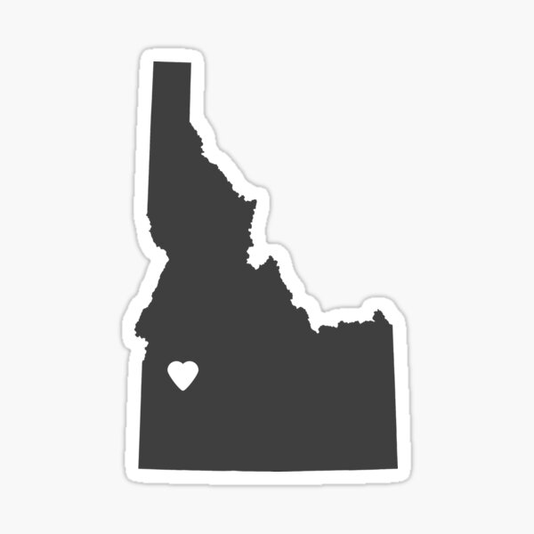 Idaho Charcoal Sticker