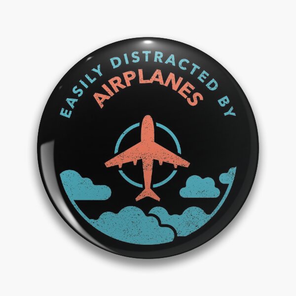 Item preview, Easily Distracted By Airplanes designed and sold by YOYOCollection.
