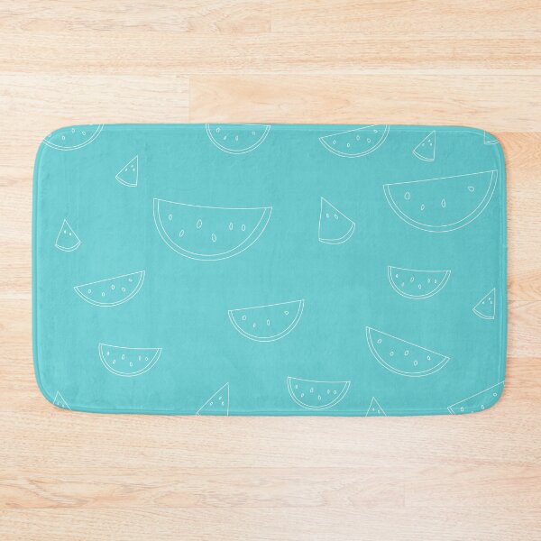 Item preview, Watermelon Slices White Art Print designed and sold by lineartdesigns.