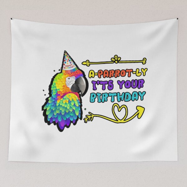 Item preview, A-PARROT-LY ITS YOUR BIRTHDAY FUNNY SAYING designed and sold by yakibo.