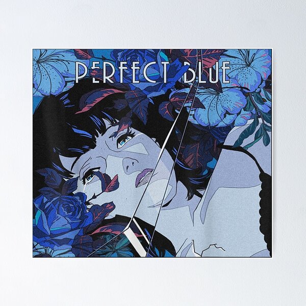 Artikel-Vorschau von Japanisches Anime-Mädchen Perfektes Blau, designt und verkauft von Letters-Art.