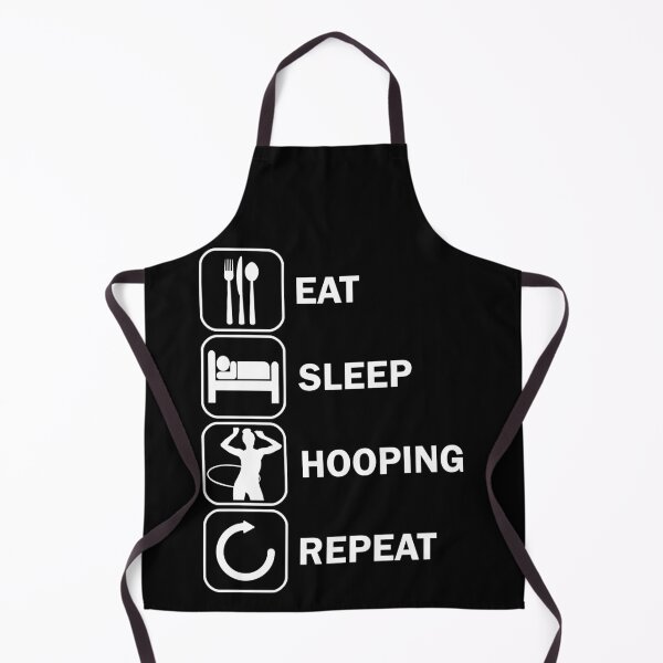Item preview, Hooping Hula Hulagirl Sport Eat Sleep Hoop designed and sold by DerNerd.