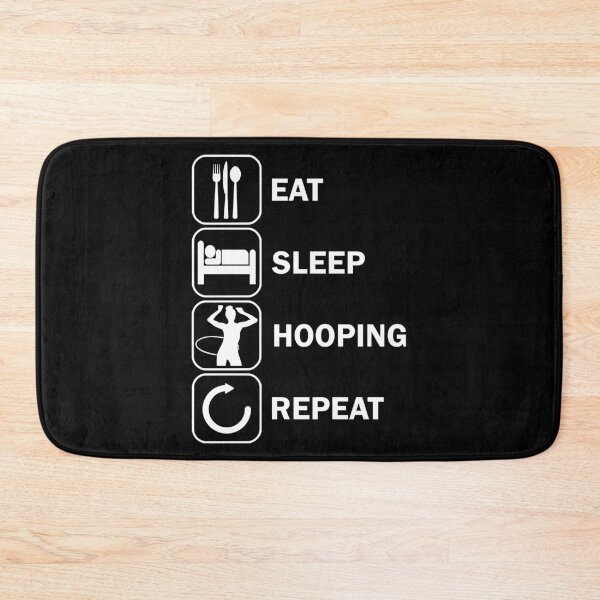Item preview, Hooping Hula Hulagirl Sport Eat Sleep Hoop designed and sold by DerNerd.