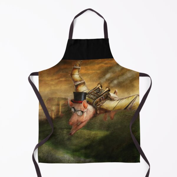 Item preview, Flying Pig - Steampunk - The flying swine designed and sold by Mike Savad Photography.