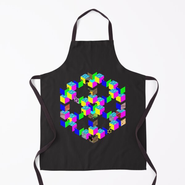 Item preview, Optical Illusion Illusion 3d Cube Hexagon Colors designed and sold by mrpropcake.
