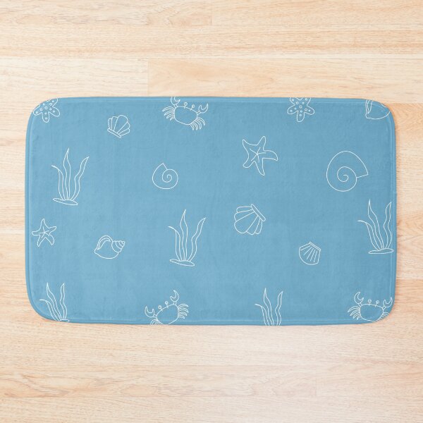 Item preview, Sea Life White Art Print designed and sold by lineartdesigns.
