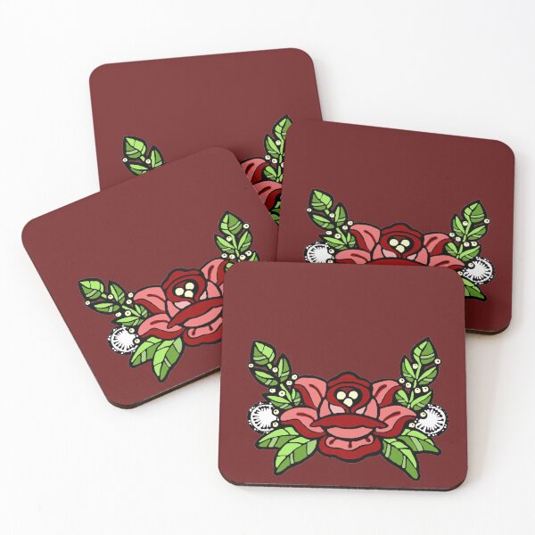 Item preview, red rose tattoo  designed and sold by sandpiperstudio.