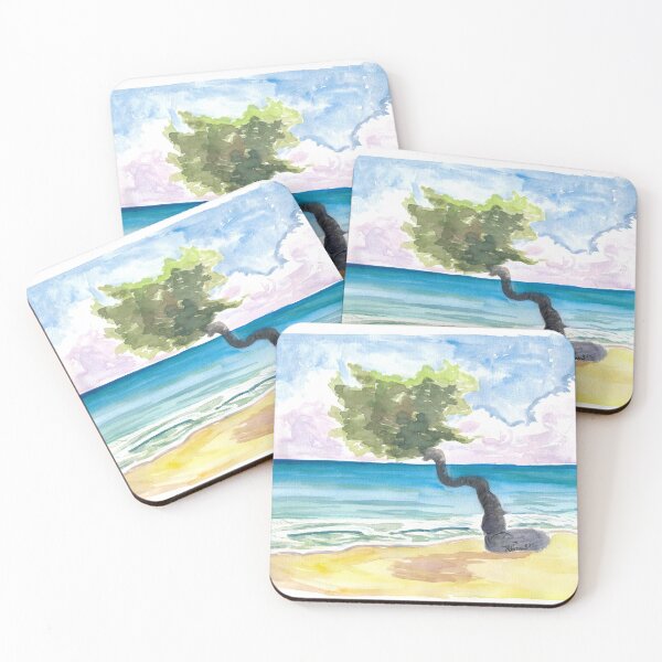 Item preview, Tropical Eagle Beach in Aruba Dutch Caribbean designed and sold by artshop77.