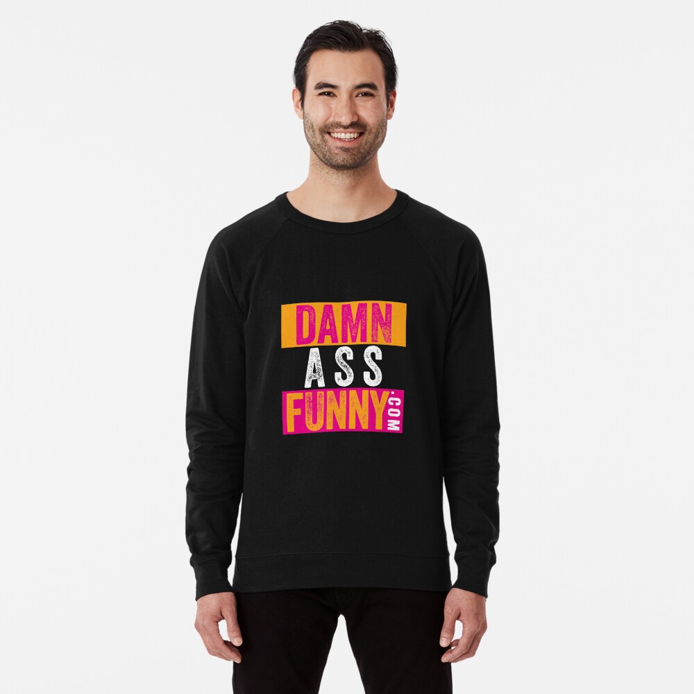 Item preview, Lightweight Sweatshirt designed and sold by DamnAssFunny.