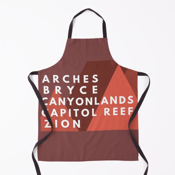 Item preview, Utah Mighty 5 National Parks Arches Bryce Canyonlands Capitol Reef Zion designed and sold by BadLatitude.