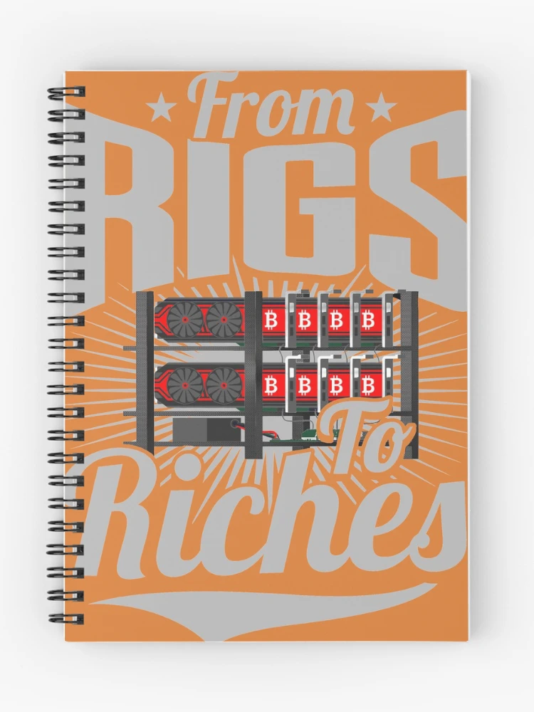 Thumbnail 1 of 3, Journal, From Rigs To Riches designed and sold by cryptomining.