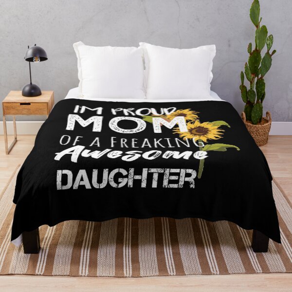 Item preview, I'm a proud mom of a freaking awesome | - mommy - funny - gift - teacher - clothing - mom designed and sold by Bloom Haven.