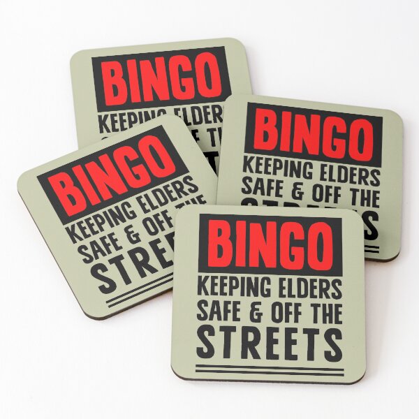 Item preview, BINGO - keeping elders safe and off the streets designed and sold by sandpiperstudio.