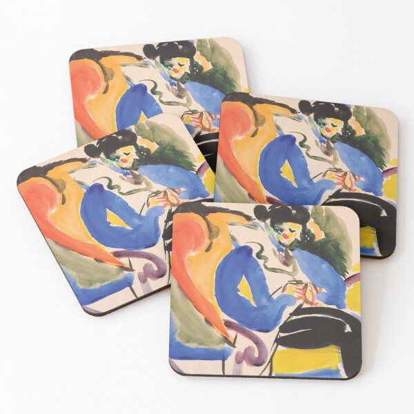 Item preview, "Calligraphic #2 Women on Chair" by H. Lyman Sayen designed and sold by Fiona-Lynn Designs.