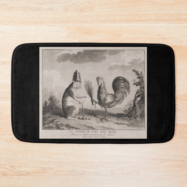 Item preview, Le traité de paix avec Rome - Pope Cat and Rooster Napoleon (1797) designed and sold by Karcer.
